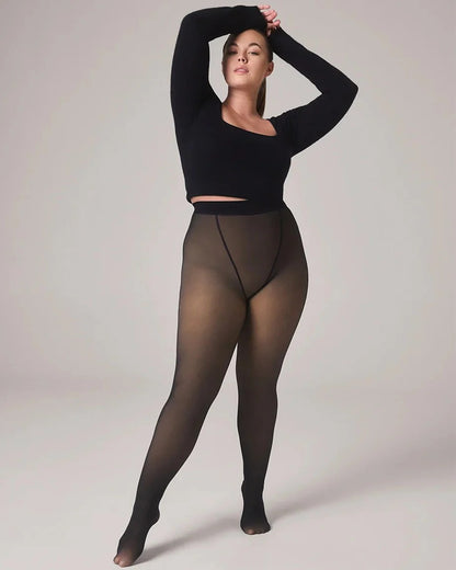 Leggiva™ Snatched One-Seam Sheer Fleece Leggings