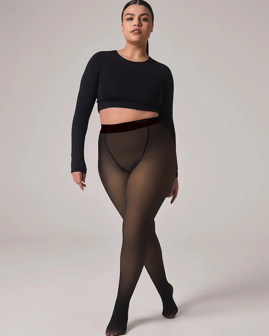 Leggiva™ Snatched One-Seam Sheer Fleece Leggings