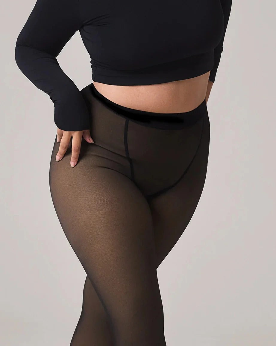 Leggiva™ Snatched One-Seam Sheer Fleece Leggings