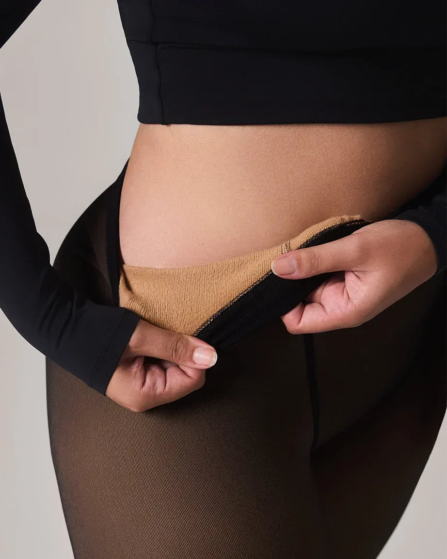 Leggiva™ Snatched One-Seam Sheer Fleece Leggings
