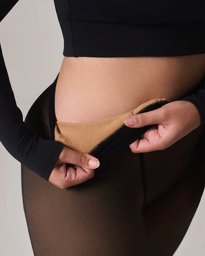 Leggiva™ Snatched One-Seam Sheer Fleece Leggings