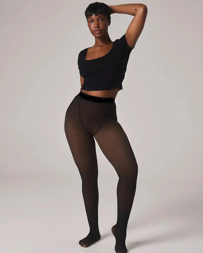 Leggiva™ Snatched One-Seam Sheer Fleece Leggings