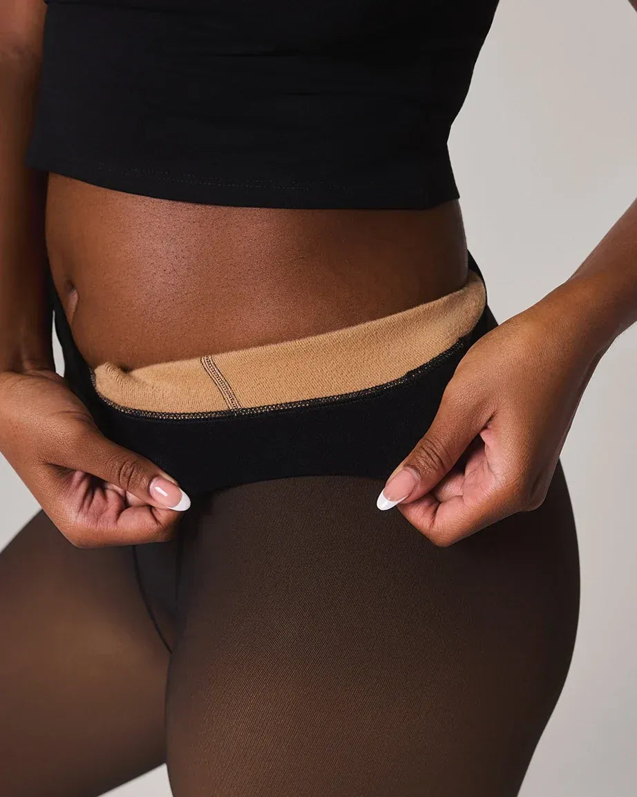 Leggiva™ Snatched One-Seam Sheer Fleece Leggings